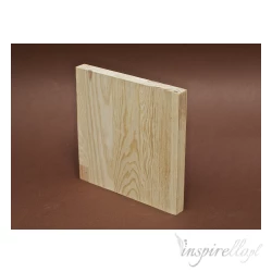 Drewniana tabliczka  gruby kwadrat 18x18 cm