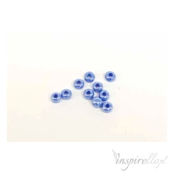 Koraliki niebieskie perłowe  8mm  10 sztuk