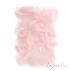 Piórka 5-12cm, 10g - Różowe różowe