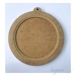 Bombka dwuczęściowa frezowana HDF 15cm