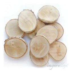 Plastry drewna szlifowane z obu stron 9-11cm - 10 sztuk