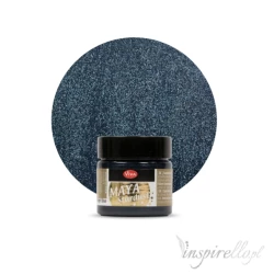 Maya Gold - Farba metaliczna - gwiezdny pył 45ml - NOCNY NIEBIESKI