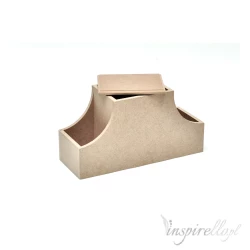 Przybornik z wiekiem MDF - 30x11x16cm