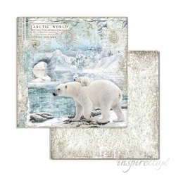 Bloczek papierów do scrapbookingu - 10 arkuszy  30x30 cm ARCTIC ANTARCTIC