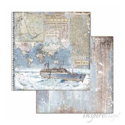 Bloczek papierów do scrapbookingu - 10 arkuszy  30x30 cm ARCTIC ANTARCTIC