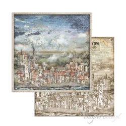 Bloczek papierów do scrapbookingu - 10 arkuszy  30x30 cm SIR VAGABOND