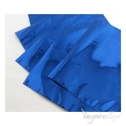 Folia metaliczna termoton - niebieska 5 sztuk