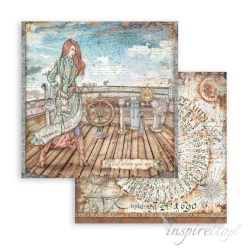 Bloczek papierów do scrapbookingu - 10 ARKUSZY 30x30cm LADY VAGABOND LI