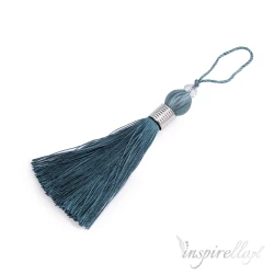Chwost duży NIEBIESKI/TURKUS długość 14cm