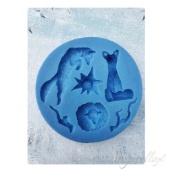 FOREMKA SILIKONOWA do decoupage lisek lis forma fi 10 cm