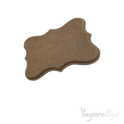 Plakietka MD, tabliczka mała z frezem - 7x10cm