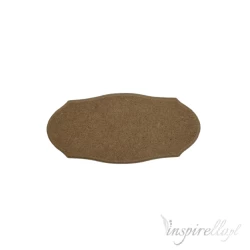 Plakietka MDF, tabliczka prostokątna fala 20x9,2 cm