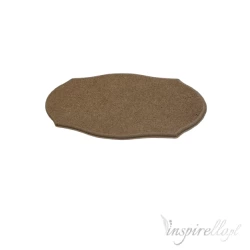 Plakietka MDF, tabliczka prostokątna fala 20x9,2 cm