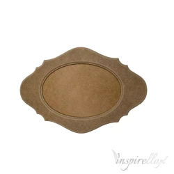 Plakietka MDF, tabliczka podwójna z ramką 25x16,7 cm