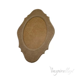 Plakietka MDF, tabliczka podwójna z ramką 25x16,7 cm