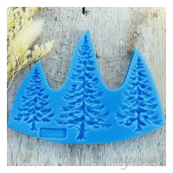 FOREMKA SILIKONOWA Świerki 10,3x4 cm