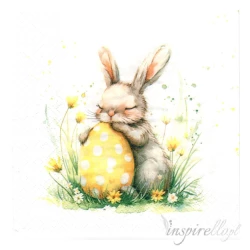 Serwetka  - Wielkanoc, Zajączek