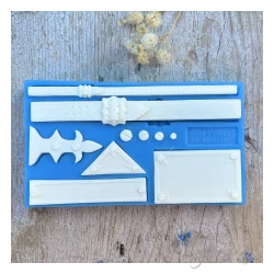 FOREMKA SILIKONOWA Paski i okucia 12,5x7cm