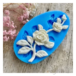 FOREMKA SILIKONOWA róża gałązka 9x5 cm