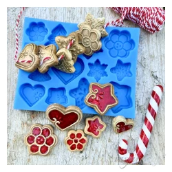 FOREMKA SILIKONOWA PIERNICZKI DEKOROWANE 9 x 11,5 cm