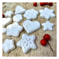 FOREMKA SILIKONOWA PIERNICZKI DEKOROWANE 9 x 11,5 cm