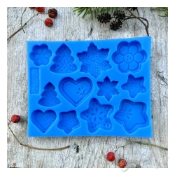 FOREMKA SILIKONOWA PIERNICZKI DEKOROWANE 9 x 11,5 cm