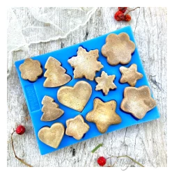 FOREMKA SILIKONOWA PIERNICZKI GŁADKIE 9 x 11,5 cm