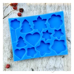 FOREMKA SILIKONOWA PIERNICZKI GŁADKIE 9 x 11,5 cm