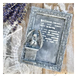 FOREMKA SILIKONOWA ANIOŁY Z POSTUMENTEM 11 x 11,5 cm