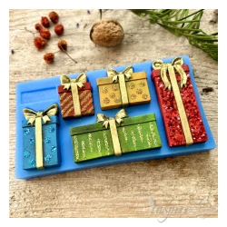 FOREMKA SILIKONOWA PREZENTY 12 cm x 6,5 cm