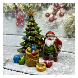 FOREMKA SILIKONOWA MIKOŁAJ I MIKOŁAJOWA 13,1 cm x 6,5 cm