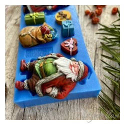 FOREMKA SILIKONOWA MIKOŁAJ I MIKOŁAJOWA 13,1 cm x 6,5 cm