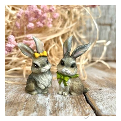 FOREMKA SILIKONOWA ZAJĄCZKI I NAPIS ALLELUJA 9,8 x 8,5cm