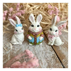 FOREMKA SILIKONOWA ZAJĄCZKI I NAPIS ALLELUJA 9,8 x 8,5cm