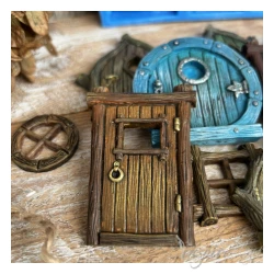 FOREMKA SILIKONOWA BAJKOWE DRZWI I OKNA 16,3 x 10,7 cm