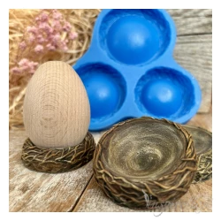 FOREMKA SILIKONOWA GNIAZDA PODSTAWKI 13,4 x 12,4 cm