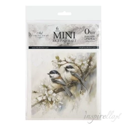 Zestaw papierów ryżowych 14,8x14,8cm Wielkanoc, zając, ptaki, kwiaty