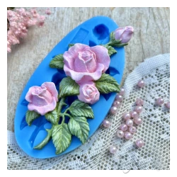 FOREMKA SILIKONOWA RÓŻA Z KOLCAMI 13x6,8cm