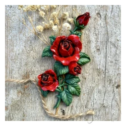 FOREMKA SILIKONOWA RÓŻA Z KOLCAMI 13x6,8cm