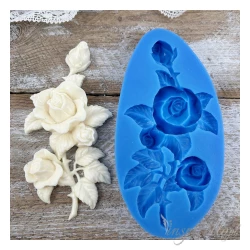 FOREMKA SILIKONOWA RÓŻA Z KOLCAMI 13x6,8cm