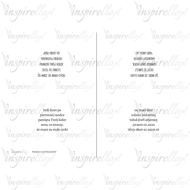 Elektroniczny  tekst na lodówkę (kwadrat) - kolor oczu